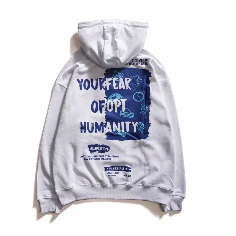 2 Colors【M-XXL】Sweatshirt Printing Long Sleeve Hoodie Sweater Outerwear Loose Coat Couple Outfit Casual | BigBuy360 - bigbuy360.vn