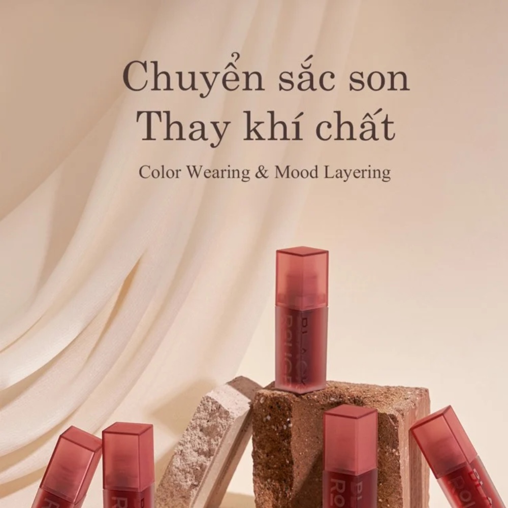 Son kem lì Black Rouge Double Layer Over Velvet lớp finish lỳ căng bóng và ấm mượt