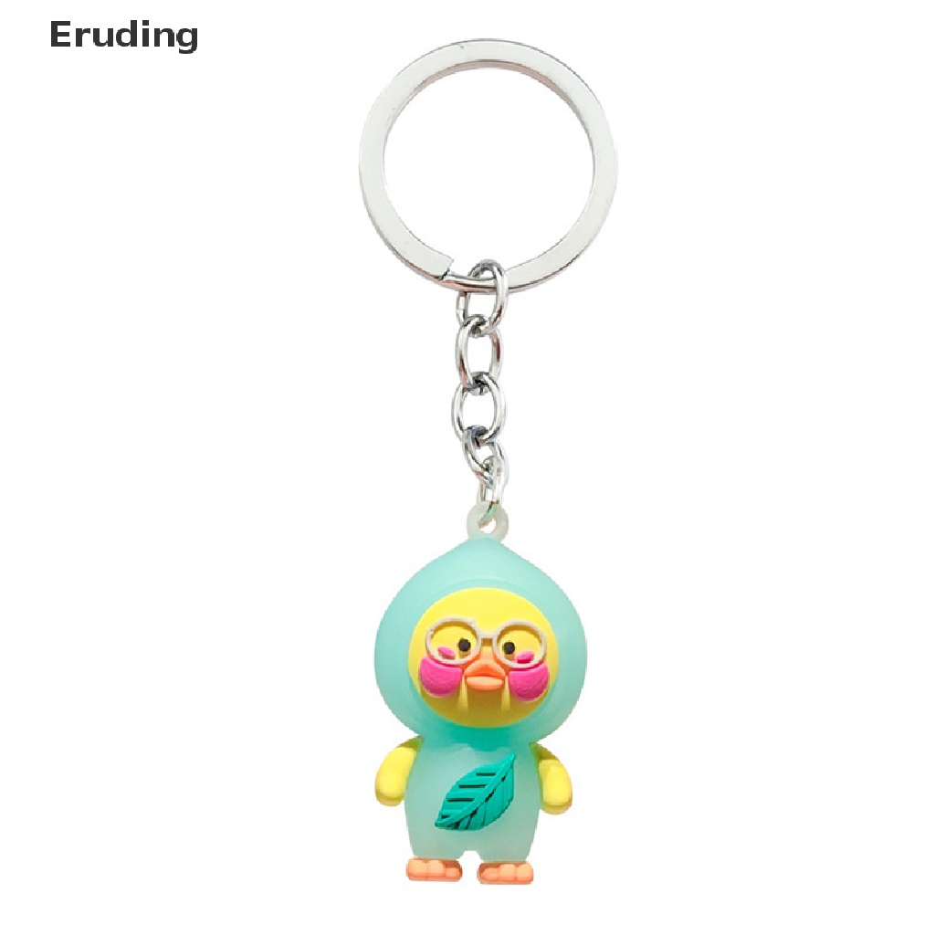 Móc Khóa Vịt Doodle Màu Kẹo Dễ Thương Vui Nhộn