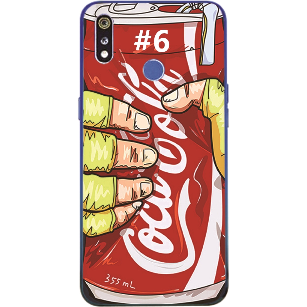 Ốp Lưng In Hình Khoai Tây Chiên / Coca Cola Cho Oppo Realme 3 Oppo A7 2018