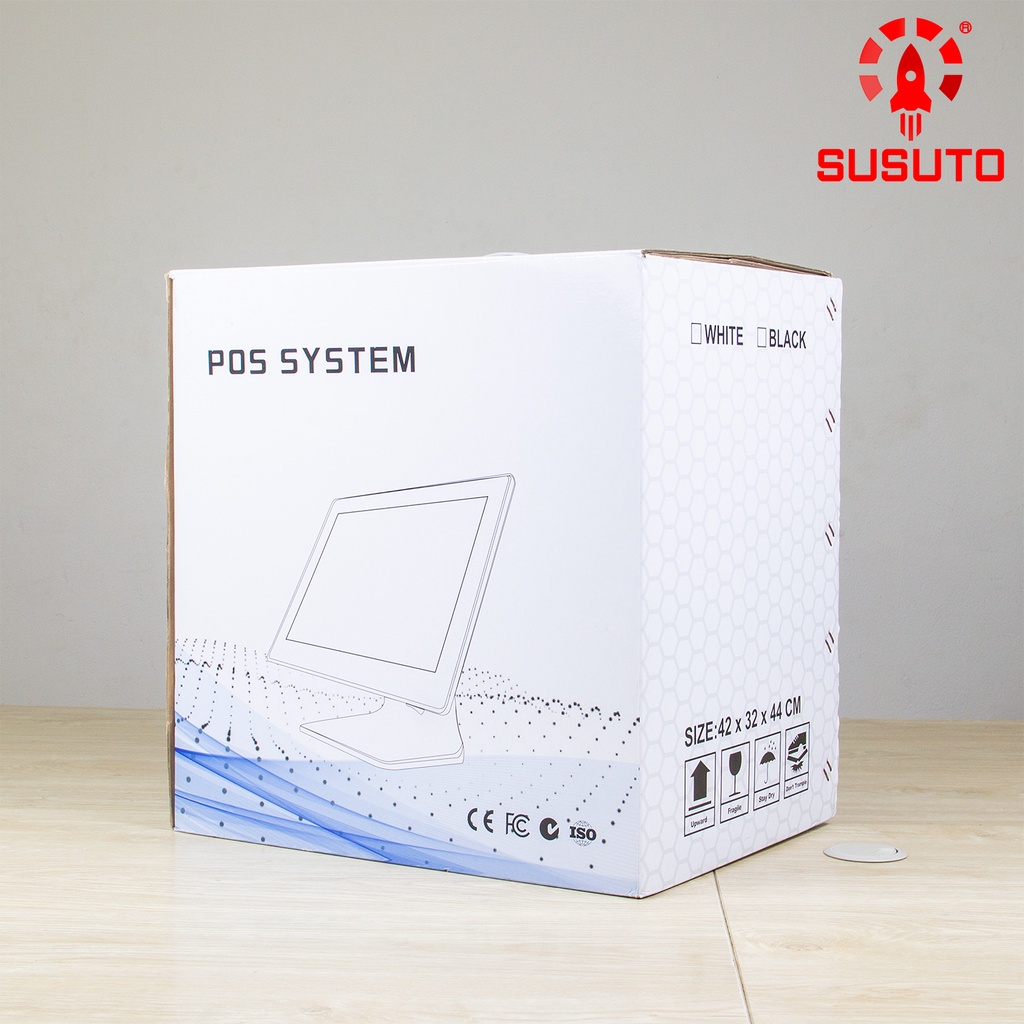 Máy POS bán hàng SC-150AS (i5, 4G DDR RAM, 64G SSD, 15 inch, Black, 2 màn)