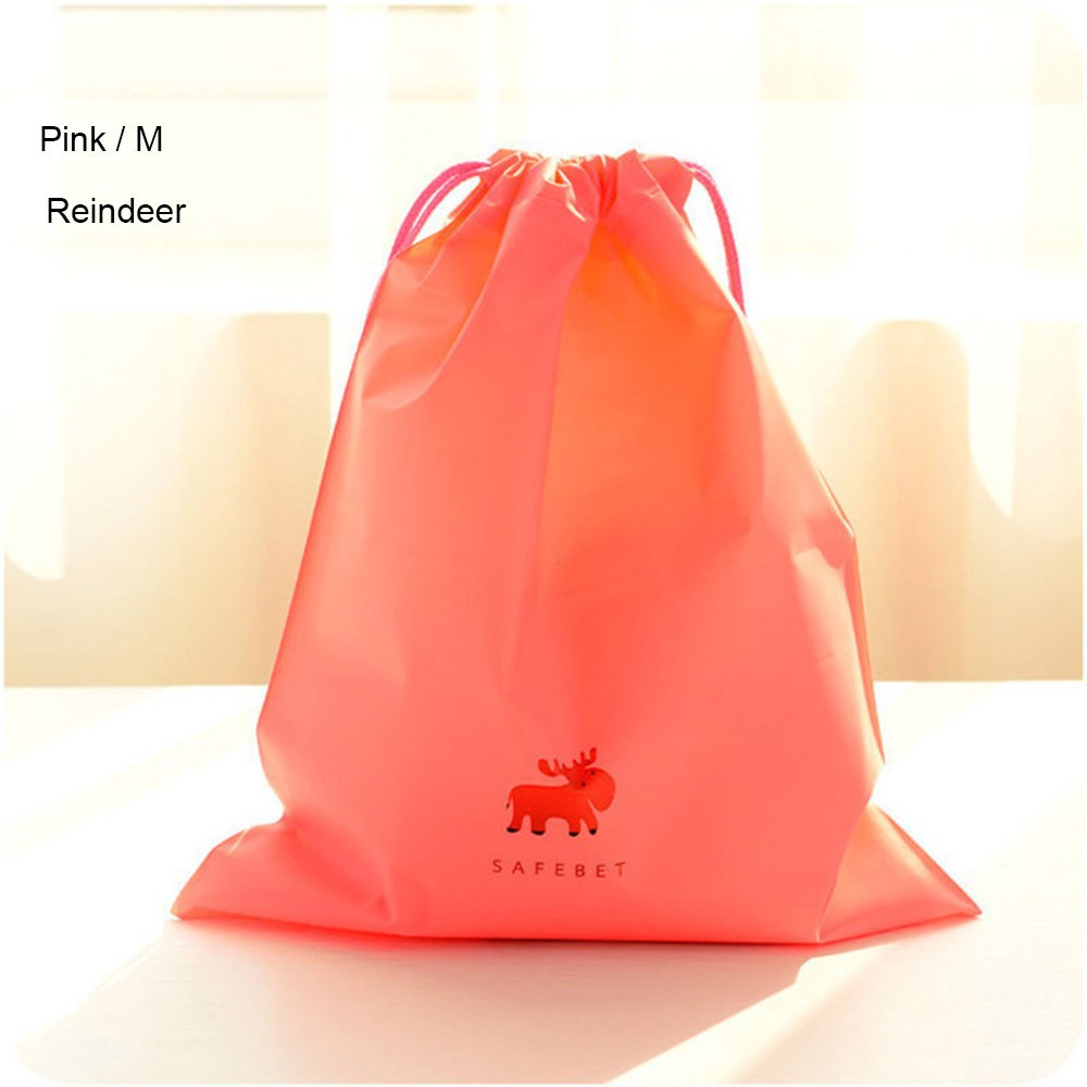 Túi du lịch, không thấm nước, đóng bằng cách kéo dây ở miệng