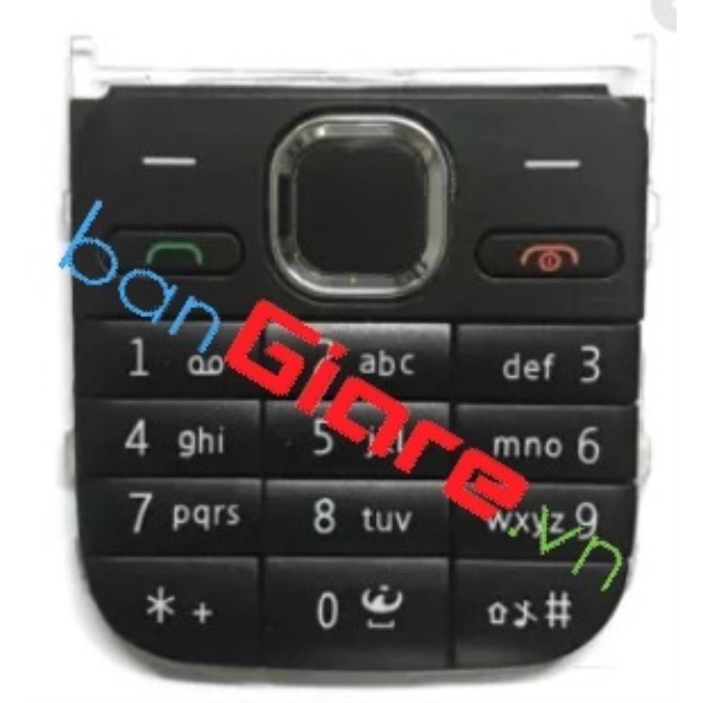 PHÍM NOKIA C201 MÀU ĐEN
