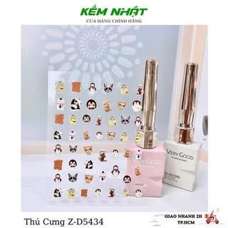 [ Mới Về ] Sticker Dán Móng Hoạt Hình Nhiều Mẫu