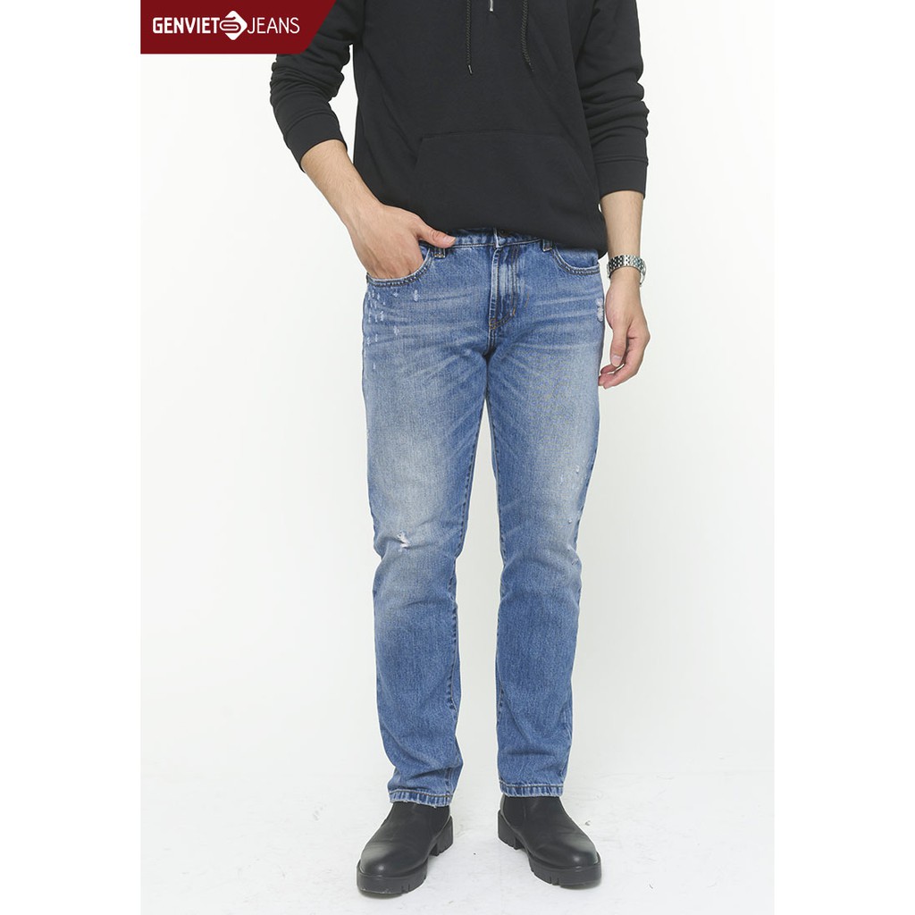  Quần dài jeans nam T1103J725 GENVIET