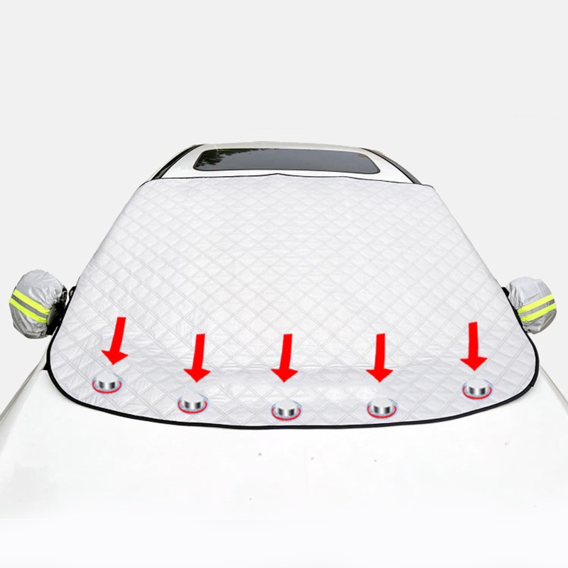 Vỏ Bọc Kính Chắn Gió Phía Trước Xe Hơi Chống Tuyết / Nước Mưa / Tuyết Màu Bạc