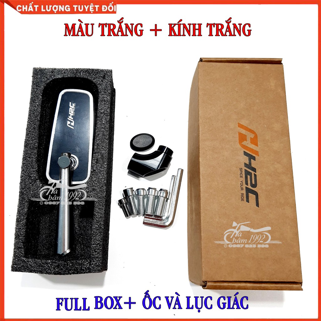 Gương Chiếu Hậu Xe Máy H2C Đủ Ốc Và Lục Giác (Giá 1 Chiếc)