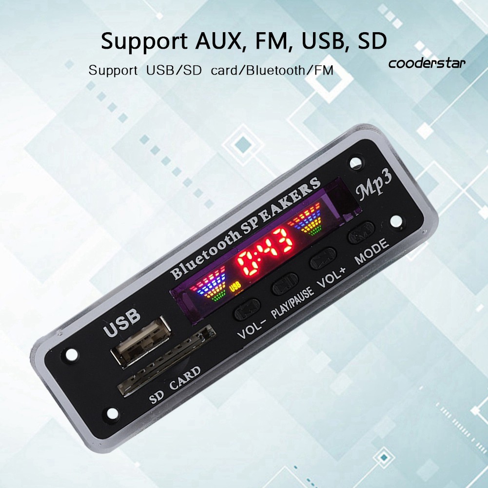 ★Túi Đeo Chéo Thời Trang Thanh Lịch Cho Nữ★Mô Đun Giải Mã MP3 Bluetooth Không Dây Thẻ An Ninh FM Radio Kỹ Thuật Số Cho Xe