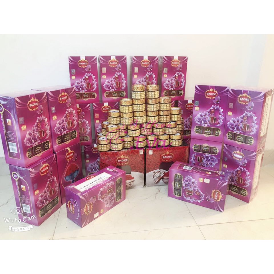 Hộp lớn 2gram Saffron Negin Iran thương hiệu Badiee/ Nhụy Hoa Nghệ Tây hộp lớn 2gram