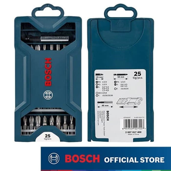 Bosch Bộ Tua Vít 25 Món Mini X-Line
