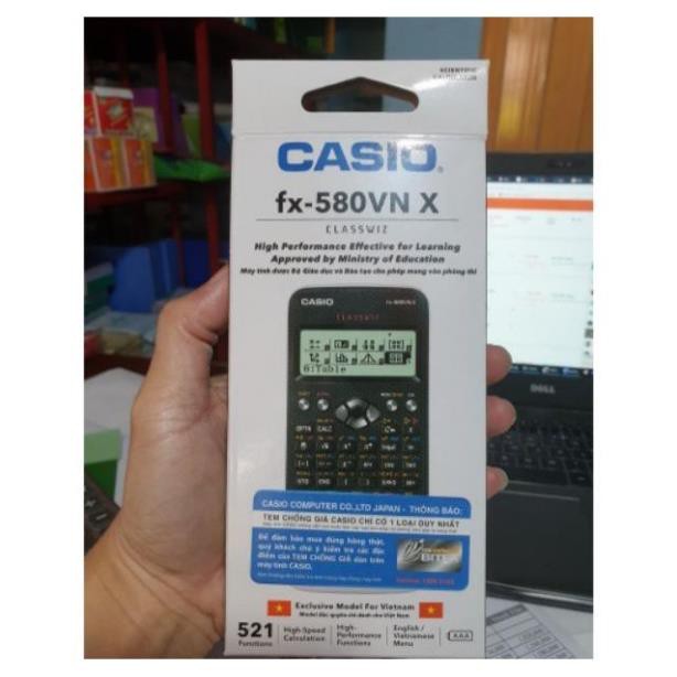 Máy tính Học Sinh CASIO FX 580VN X – 7 NĂM BẢO HÀNH điện tử bằng QR CODE – Máy tính CASIO 580VNX nhập khẩu THÁI LAN