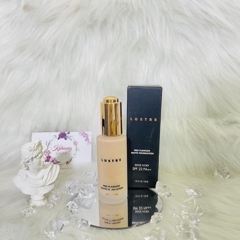 Kem nền Lustre Pro Flawless Matte Foundation (Hàn Quốc) - Bản dupe hoàn hảo của Giorgio Armani luminous silk foundation