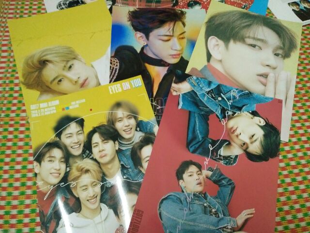 Combo 8 poster A4 GOT7 EYES ON YOU