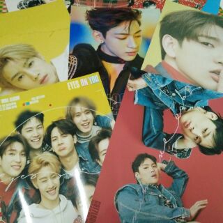 Combo 8 poster A4 GOT7 EYES ON YOU