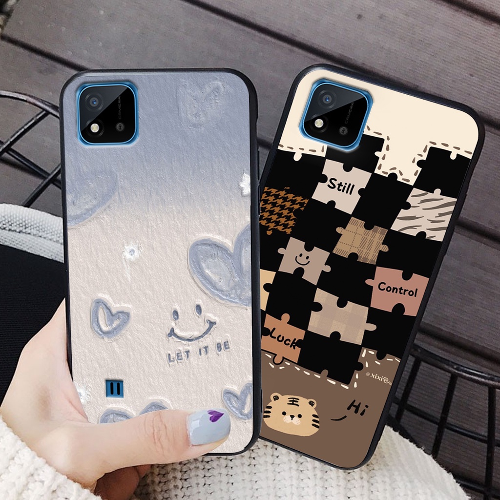 Ốp lưng Realme C11 2021 / C20 in hình cao cấp mẫu kẻ caro,mikenbe@r siêu hot