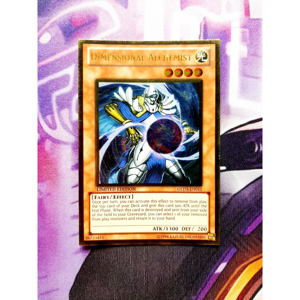 [ ĐỖ LẠC SHOP ] Thẻ Bài Yugioh  Mint90 Monster Dimensional Alchemist - GLD3-EN015 - Gold Rare