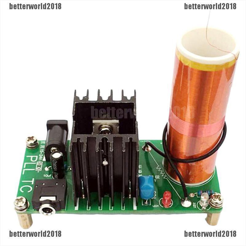 [Better] Mini Tesla Coil Plasma Speaker Electronic Kit 15W DIY Kits Science Learning Toys [World]