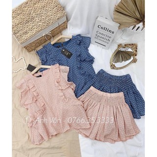 bán sỉ set bèo chấm bi