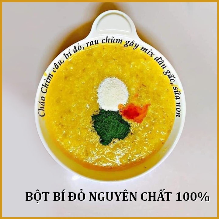 Bột Rau Củ Sấy Lạnh Cho Bé Bột Bí Đỏ 90 Gram Nguyên Chất 100% Bột Tạo Màu Làm Bánh  MegaFoods BBD01