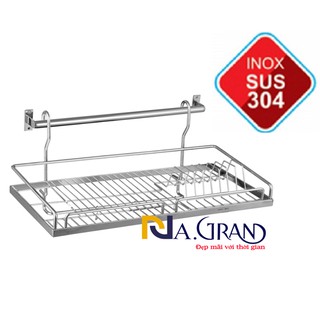 Kệ chén bát kệ đựng để chén bát treo tường bằng inox 304 kc7