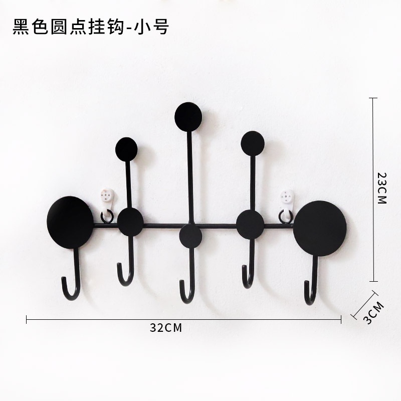 Móc Sắt Treo Chìa Khóa Gắn Tường Trang Trí Sáng Tạo Không Cần Đục Lỗ