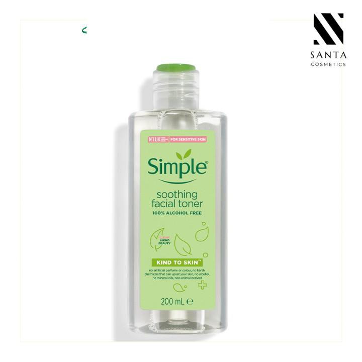 [CHÍNH HÃNG] Nước hoa hồng Simple Smooth Facial 200ml