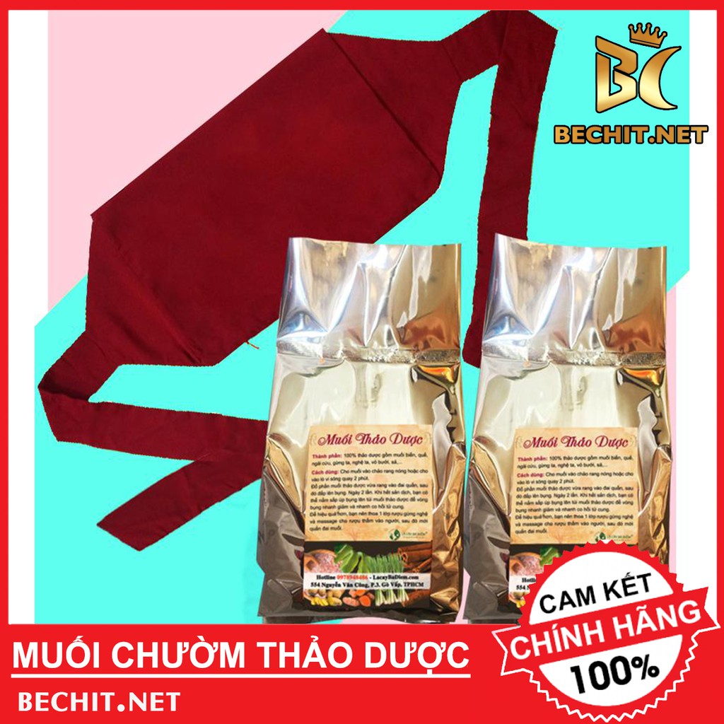 COMBO MUỐI THẢO DƯỢC CHƯỜM BỤNG TẶNG ĐAI QUẤN MUỐI | Liệu Trình Giảm Mỡ Săn Chắc Eo Giảm Đau Nhức 1 Tháng