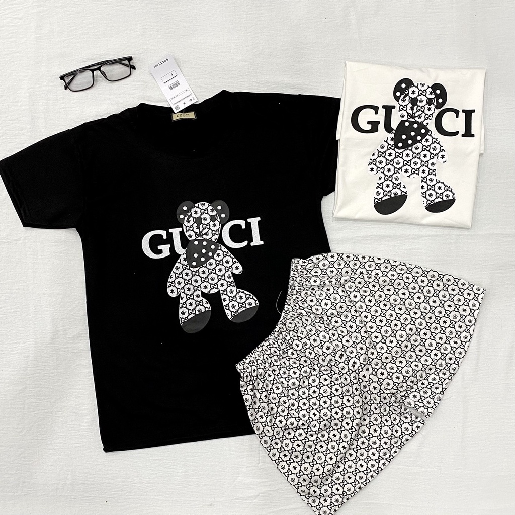 Bộ mặc nhà nữ tay ngắn mùa hè cotton freesize thấm hút tốt LAVENUSA QA19