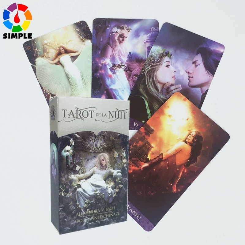 Bộ Bài Tarot Bói Tarot of the Night Tarot Cao Cấp