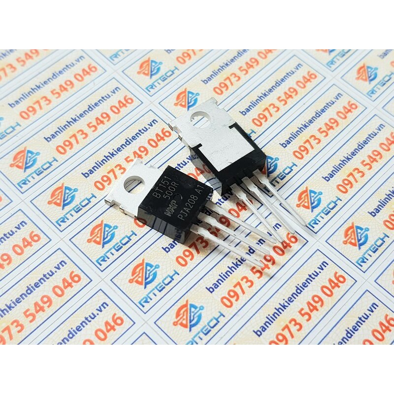 [Combo 10 con] BT151-500R, TO-220 Triac 7.5A/500V