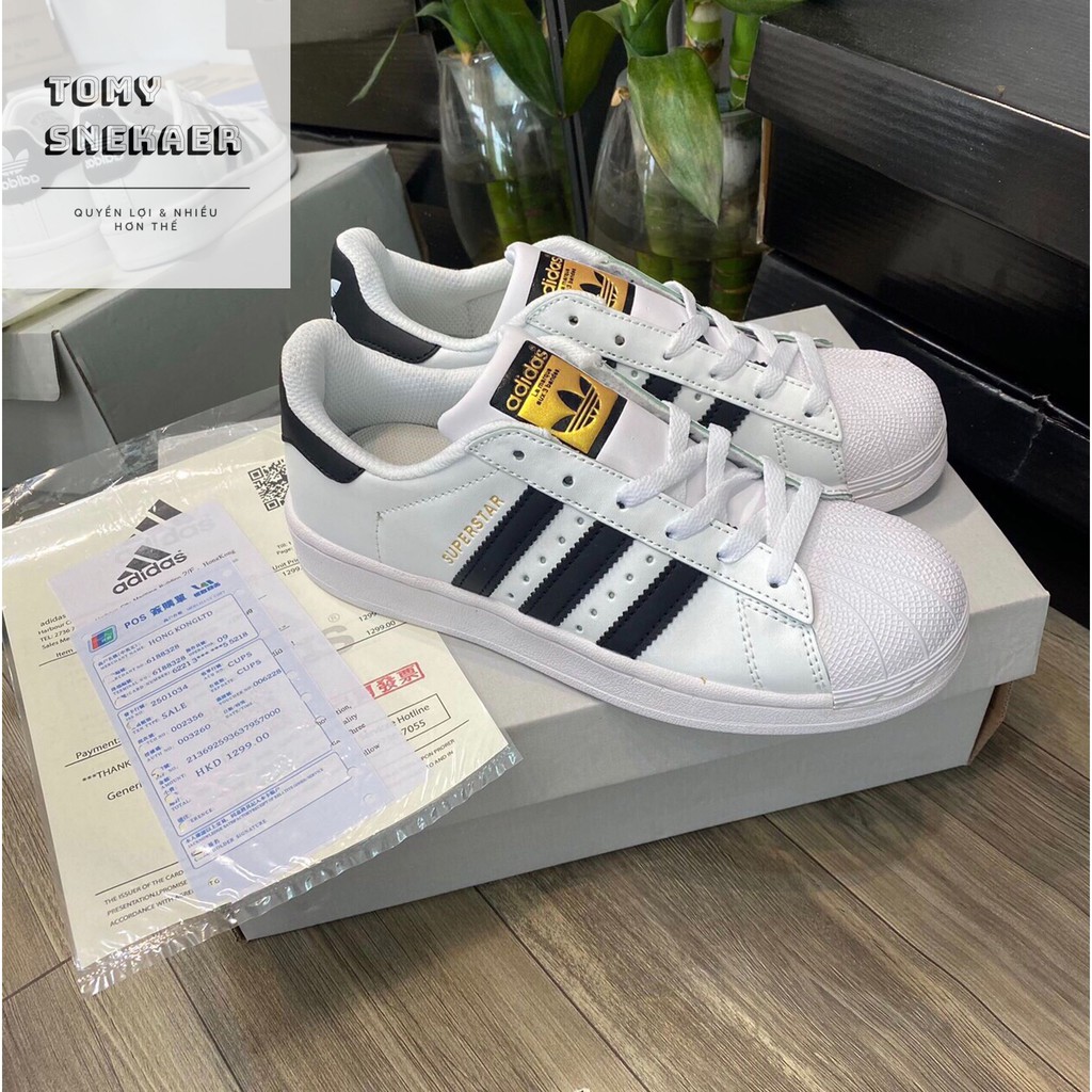 [Mã FAGREEN245 giảm tới 30K đơn 99K] [Chuẩn 11] Giày Thể Thao Superstar Mũi Sò Tem Vàng hàng cao cấp full box bill | BigBuy360 - bigbuy360.vn