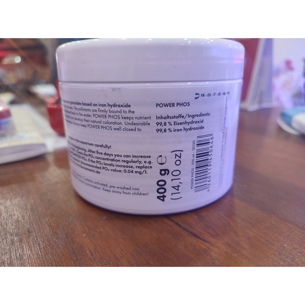 POWER PHOS 500ML- VẬT LIỆU KHỬ PO4 CHO HỒ CÁ CẢNH - FAUNA MARIN