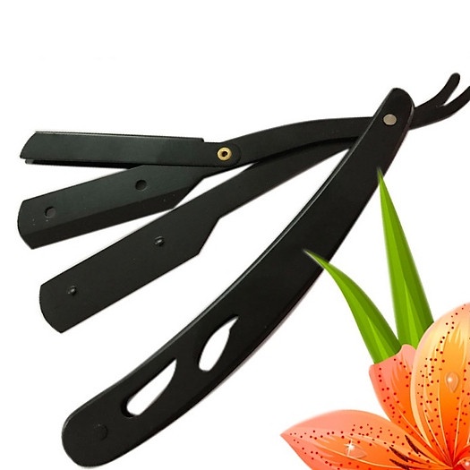 Black Professional Razor/ Dao Cạo Râu Chuyên Nghiệp màu đen