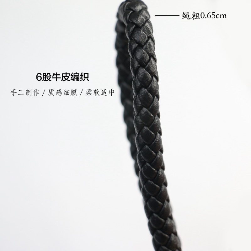 Móc Khóa Dây Da pu Bện Tay Đính Đá Cao Cấp Sáng Tạo Đa Năng