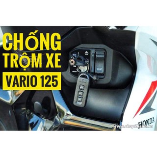 Bộ Chống trộm Chống Cướp Xe Vario 125i Tích Hợp Trên Remote Zin
