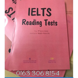 Ielts reading tests - in đen trắng - bìa màu - khổ a4