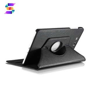 Bao Da Máy Tính Bảng Họa Tiết Vỏ Quả Vải Có Khóa Xoay Từ Tính Cho Samsung Galaxy Tab E SM-T560 9.7-Inch T561