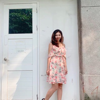 [ ORDER ] Váy hoa voan hàng QC