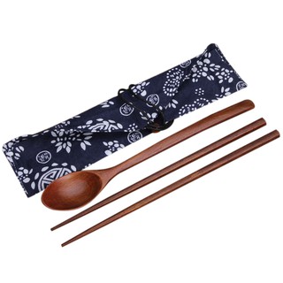 Set Đôi Đũa Và Muỗng Bằng Gỗ