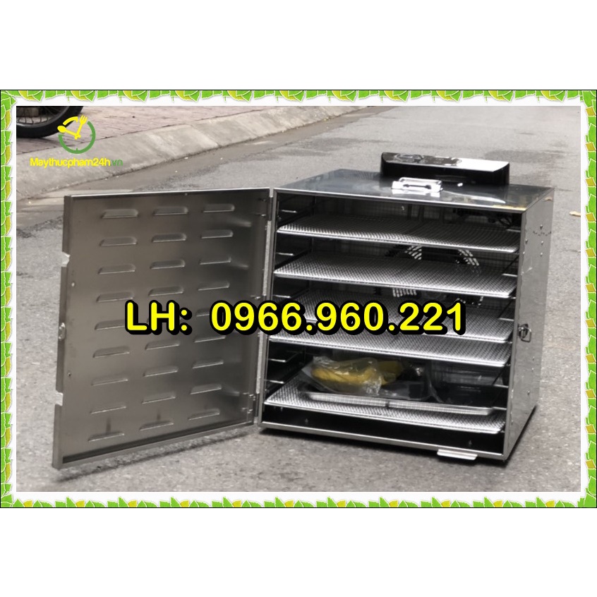 Tủ sấy hoa quả, thức ăn, dược liệu mini 10 khay