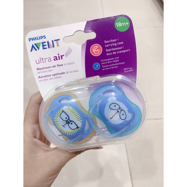 Ti giả chỉnh nha chống vâu Avent Ultra Air