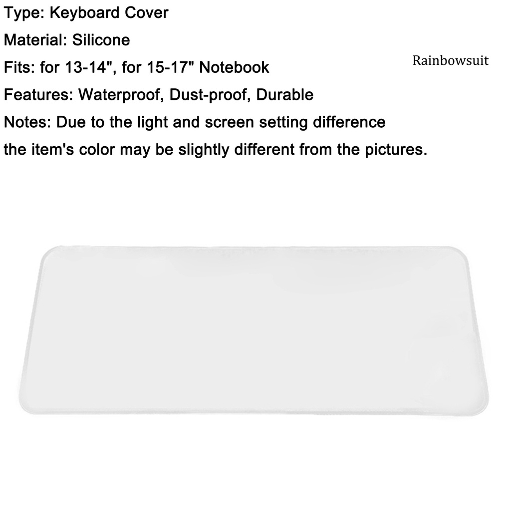 Miếng Dán Bàn Phím Silicone Siêu Mỏng Cho Laptop
