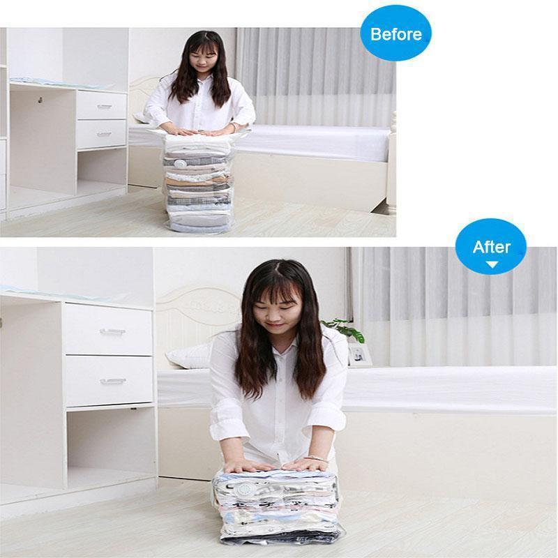 Túi Đựng Quần Áo Hút Chân Không Không Cần Bơm Tiện Lợi