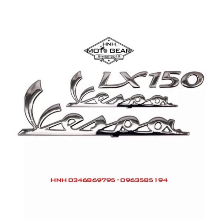 Tem Logo Vespa Lx 150 Chính Hãng