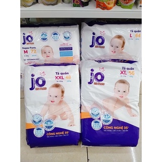 Bỉm quần JO 3S plus cao cấp M72-L64-XL56-XXL48( tặng 4 miếng cùng size)