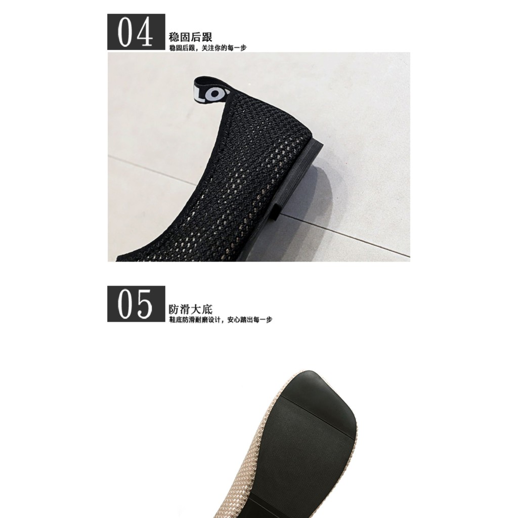 Giày Lười Nữ Phối Ren Thoáng Khí Thời Trang Xuân Hè 2021 | BigBuy360 - bigbuy360.vn