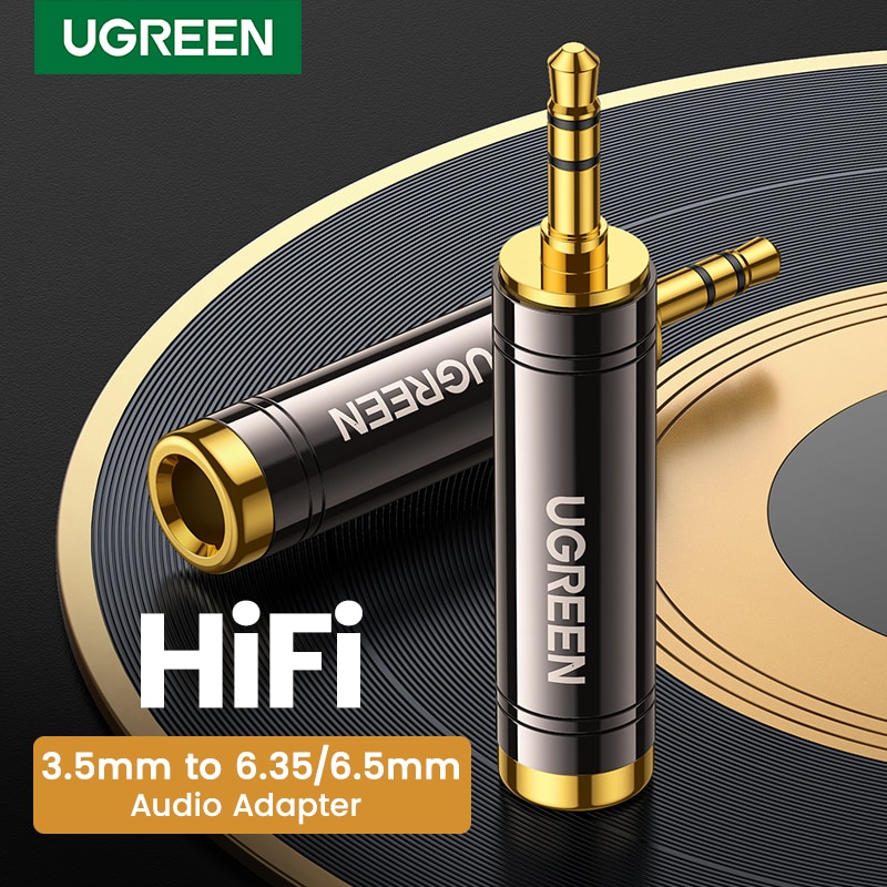 Ugreen Đầu Nối Âm Thanh Mạ Vàng 3.5mm Sang 6.5mm 6.35mm 1 / 4