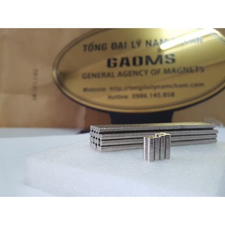 Nam châm viên trắng 2x1.5mm