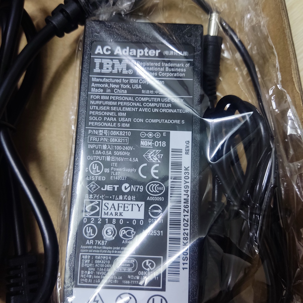 Sạc Laptop IBM Lenovo 16V - 4.5A dùng cho laptop Lenovo/Panasonic - hàng loại tốt nguồn vào ổn định