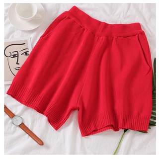 Quần short len nữ thời trang Hàn Quốc